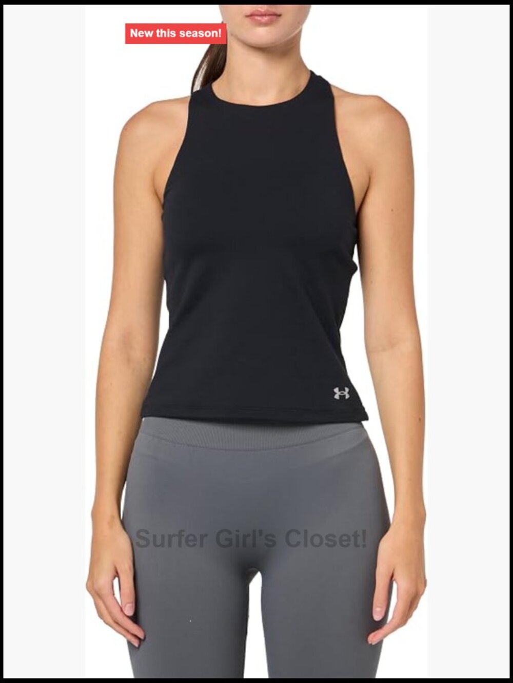 Under Armour Women's Movement Longline Tank Top Sleeveless Polyester
